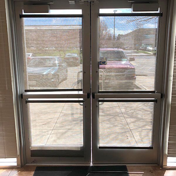 manual storefront door successfully repaired