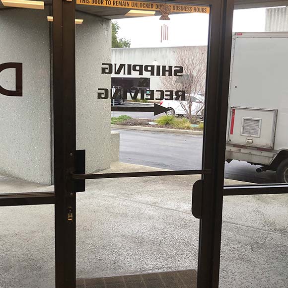 one of the commercial doors in Concord installed by our team