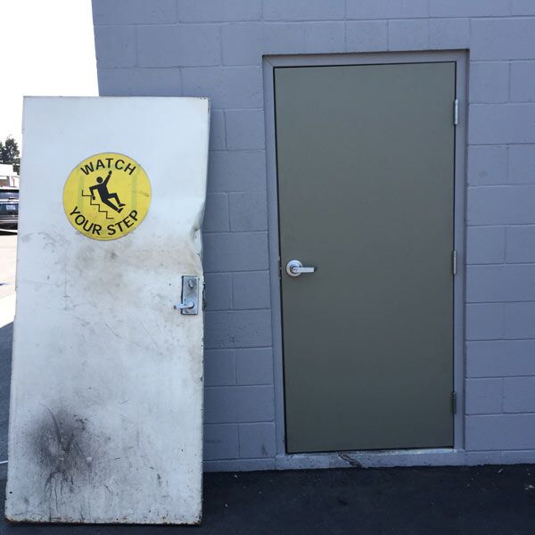 an exterior door installed by our team