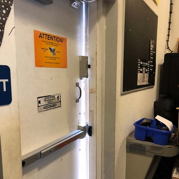 security door installation