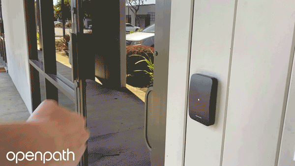 Openpath touchless door entry system