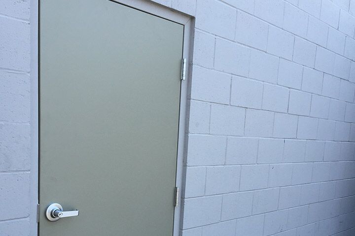 should I grout my steel door’s frame?