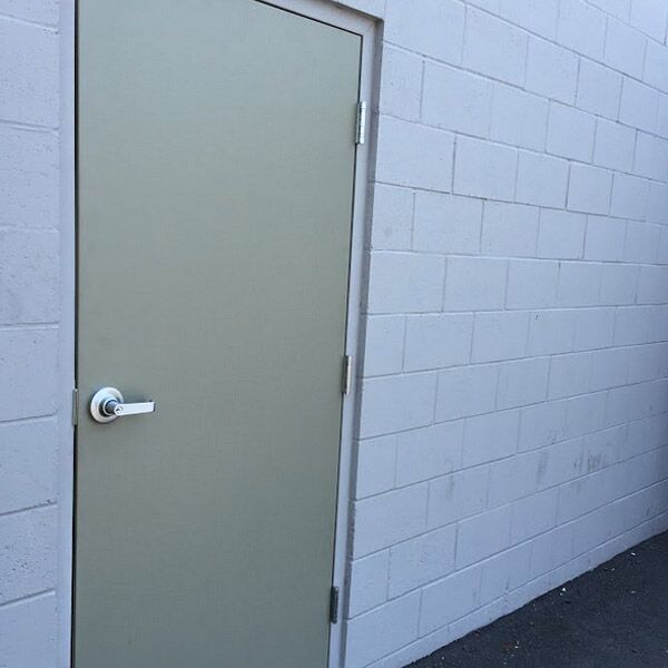 steel slab door installed by our dedicated team in Sloughhouse