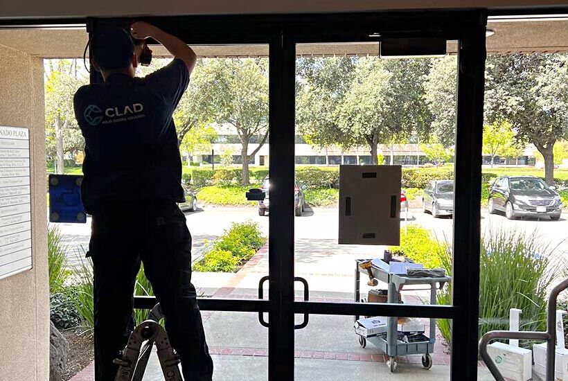 installing office door in Antelope
