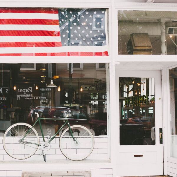 our techs worked on this storefront door repair