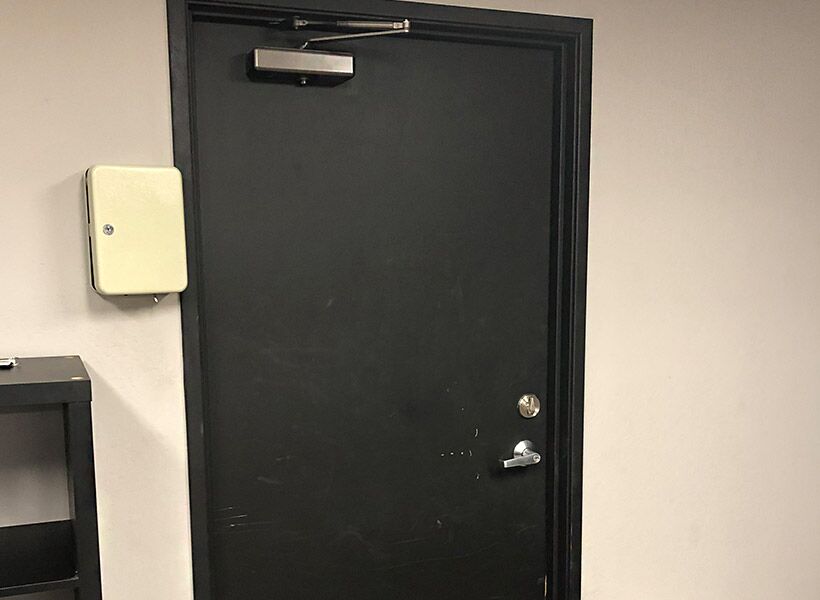 hollow metal office door