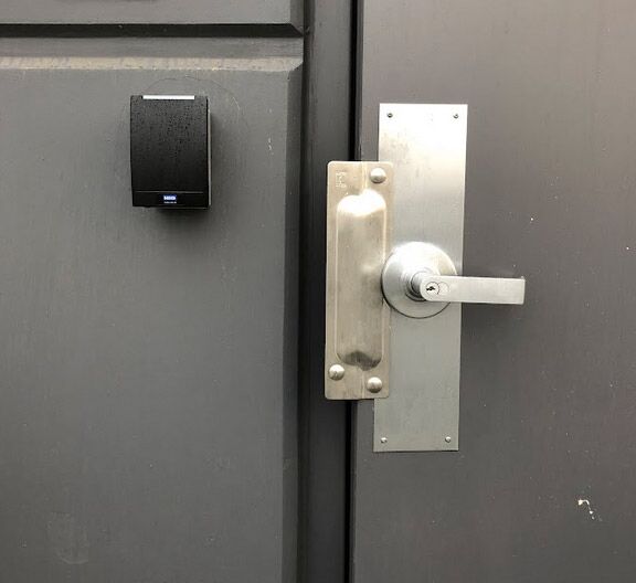 an access control system installed by our experienced techs